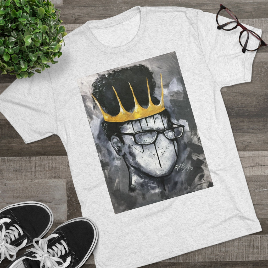 Naturally Queen V Unisex Tri-Blend Crew Tee