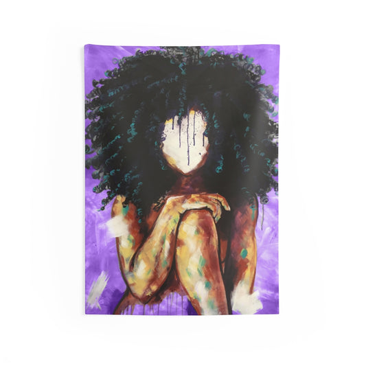 Naturally I PURPLE Indoor Wall Tapestries