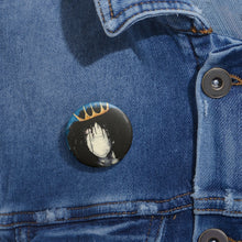 Naturally Queen I BLUE Custom Pin Buttons
