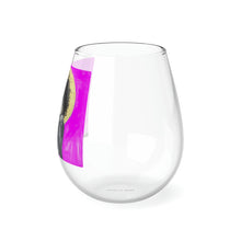 Naturally Nude III PINK Stemless Wine Glass, 11.75oz