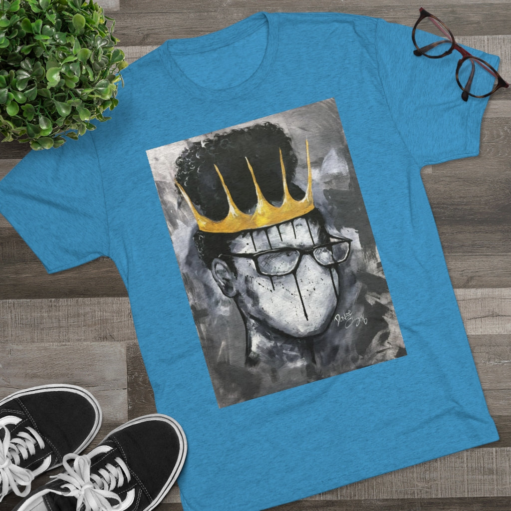 Naturally Queen V Unisex Tri-Blend Crew Tee