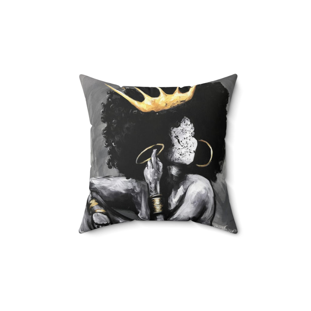 Naturally Queen VI Spun Polyester Square Pillow