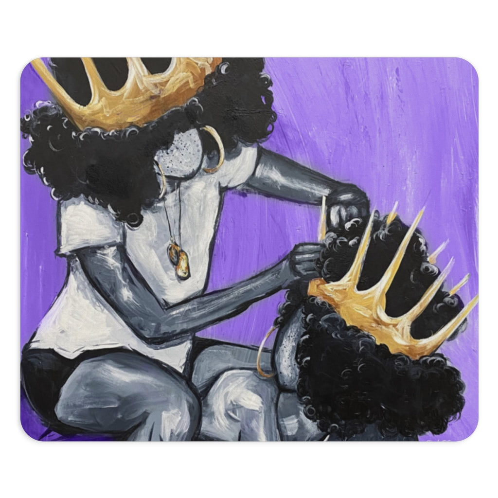 Naturally Queens I Purple Mousepad