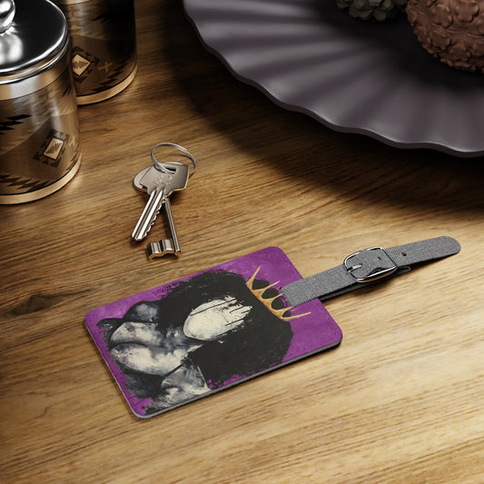 Naturally Queen I PINK Luggage Tag, Rectangle