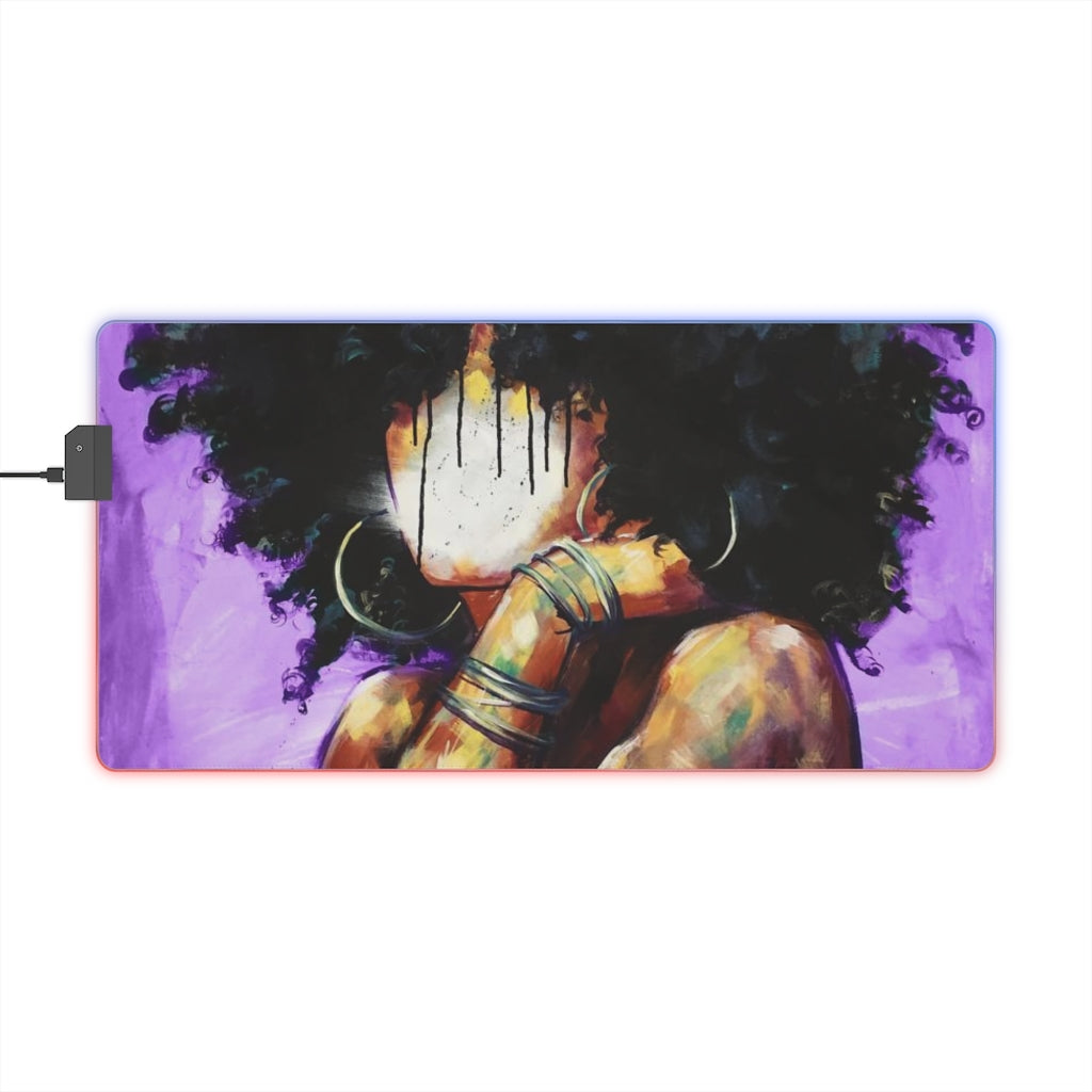 Naturally II PUEPLE LED Gaming Mouse Pad