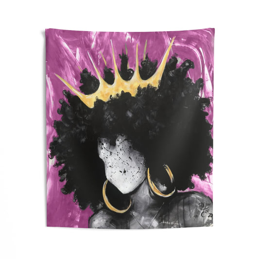 Naturally Queen III PINK Indoor Wall Tapestries