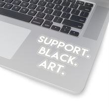Support Black Art Kiss-Cut Stickers