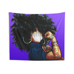 Naturally the Riveter PURPLE Indoor Wall Tapestries