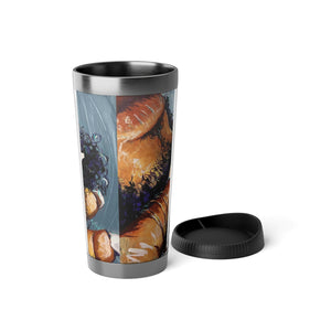 Naturally Black Love X Stainless Steel Travel Mug with Insert