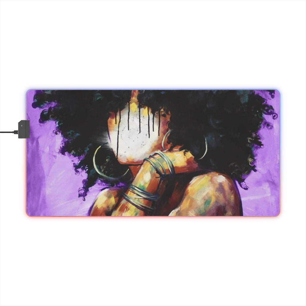 Naturally II PUEPLE LED Gaming Mouse Pad