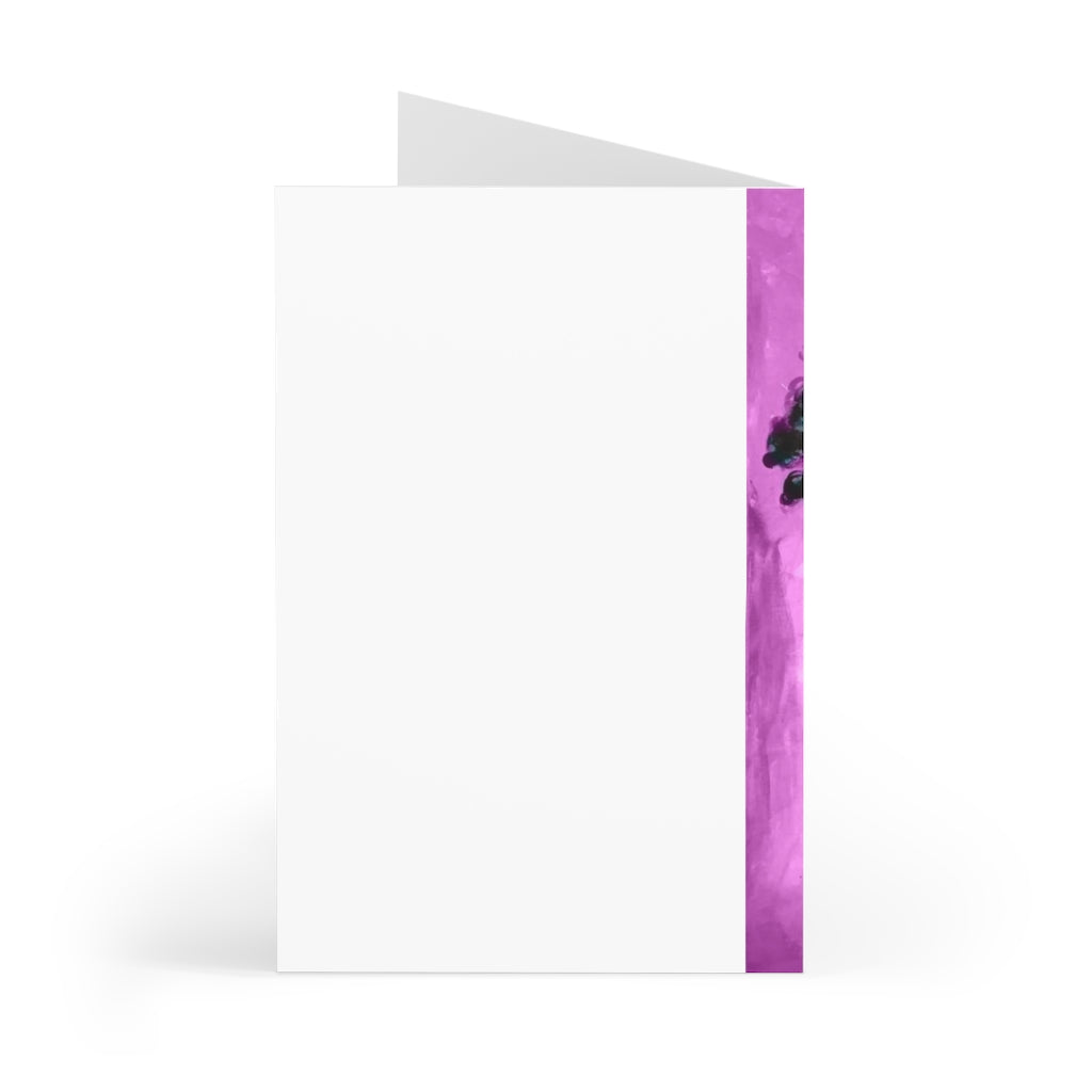 Naturally II  PINK Greeting Cards (7 pcs)