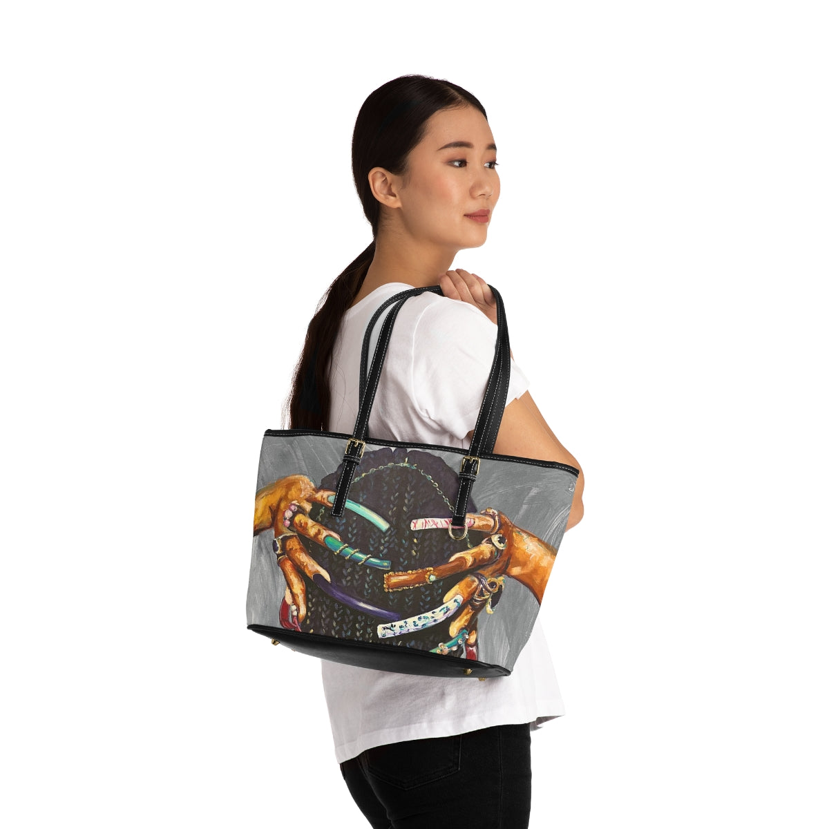 Naturally the Culture I Leather Shoulder Bag