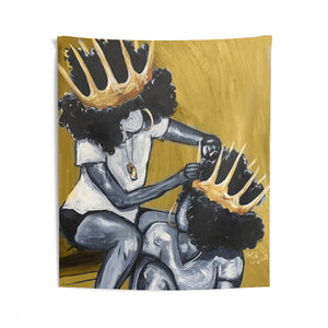 Naturally Queens GOLD Indoor Wall Tapestries