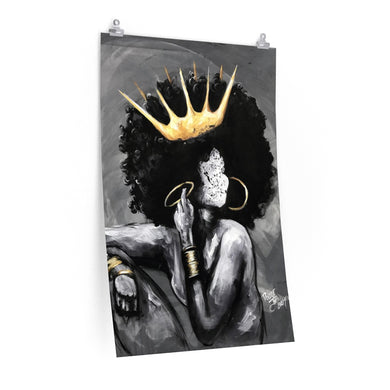 Naturally Queen VI Premium Matte vertical posters