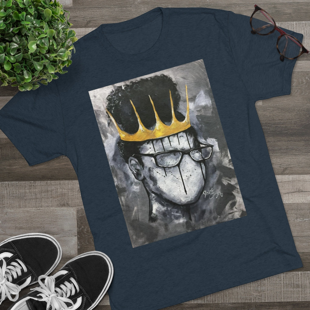 Naturally Queen V Unisex Tri-Blend Crew Tee