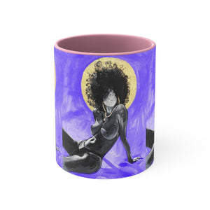 Naturally Nude III PURPLE Accent Coffee Mug, 11oz