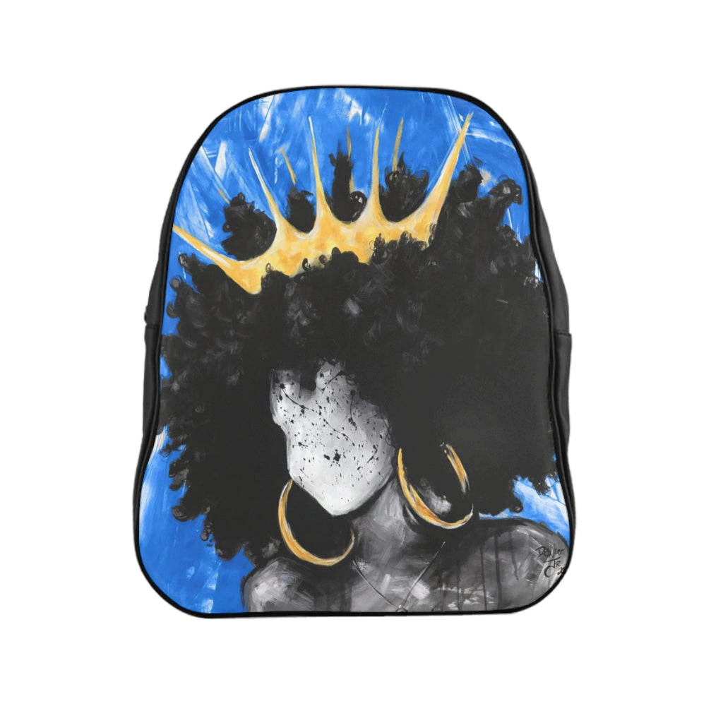 Naturally Queen III BLUE School Backpack