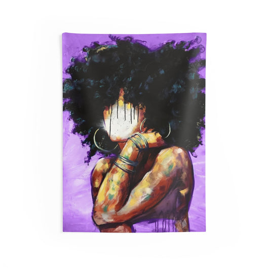Naturally II PURPLE Indoor Wall Tapestries