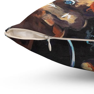 Naturally Dope III Spun Polyester Square Pillow Case