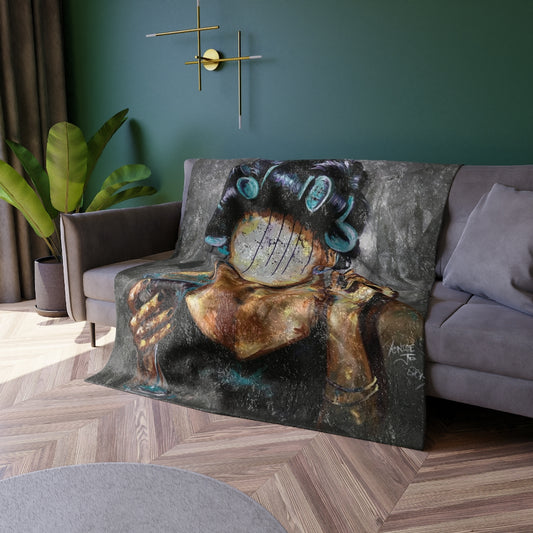 Undressed X Crushed Velvet Blanket