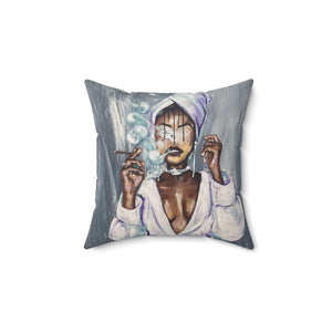 Naturally Dope II Spun Polyester Square Pillow
