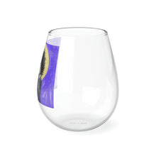 Naturally Nude III PURPLE Stemless Wine Glass, 11.75oz