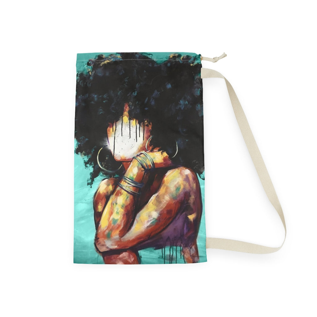 Naturally II TEAL Laundry Bag