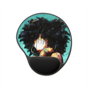 Naturally II TEAL Mouse Pad With Wrist Rest