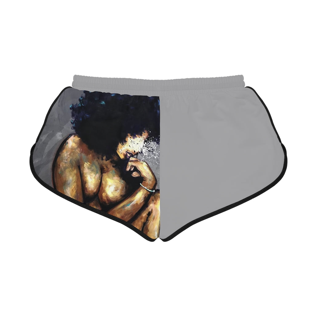 Naturally LV Women's Relaxed Shorts (AOP)