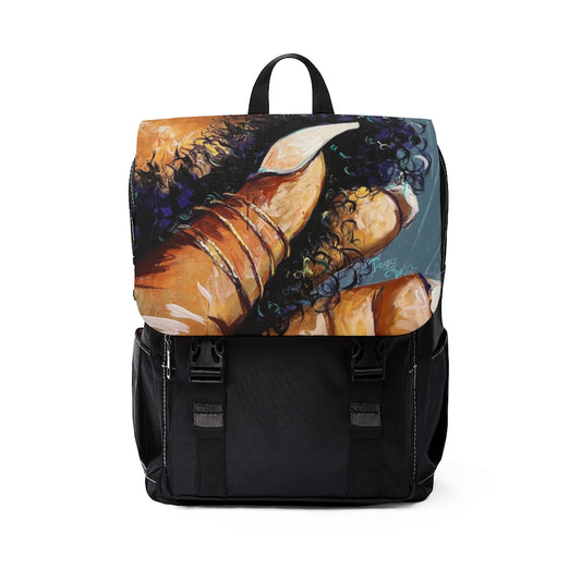 Naturally Black Love X Unisex Casual Shoulder Backpack