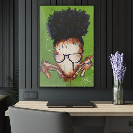 Naturally VIII GREEN Acrylic Prints (French Cleat Hanging)