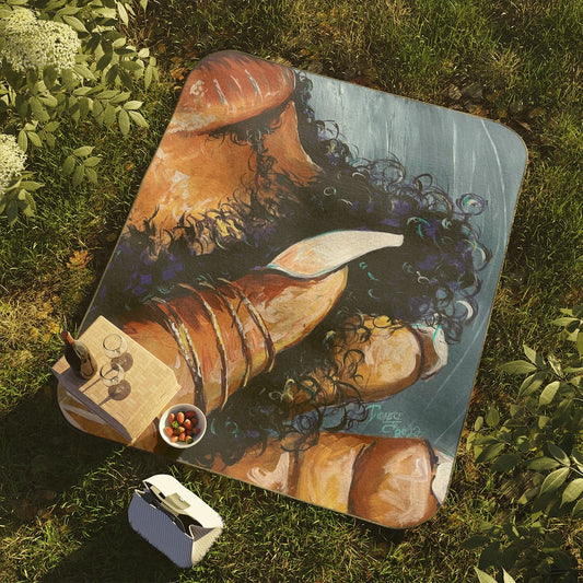 Naturally Black Love X Picnic Blanket