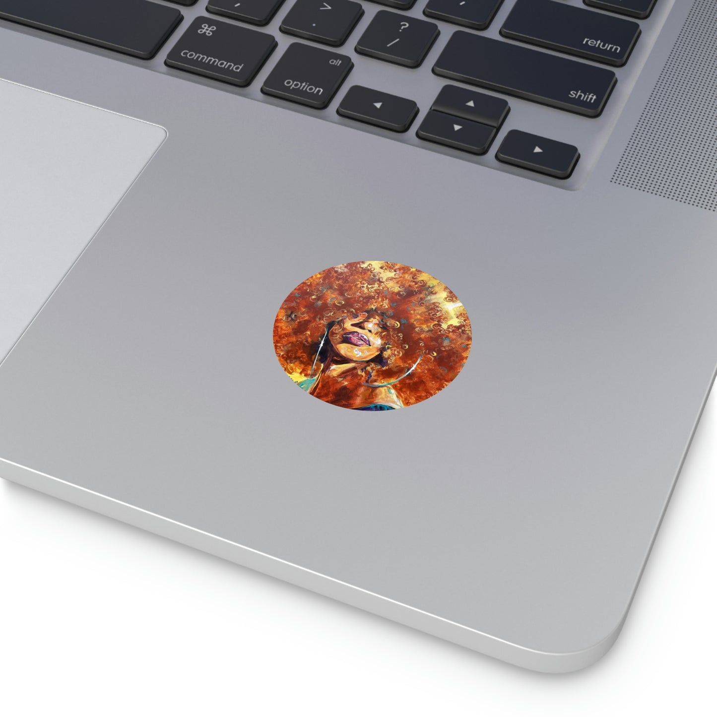 Naturally Karina Round Vinyl Stickers