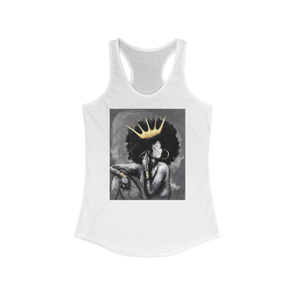 Naturally Queen VI Women's Ideal Racerback Tank