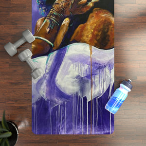 The Girl with the Pearl Earring Rubber Yoga Mat