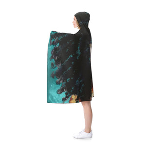 Naturally I TEAL Hooded Blanket
