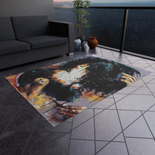 Naturally Black Love II Outdoor Rug