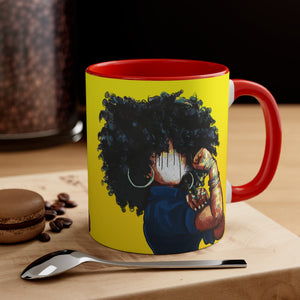 Naturally the Riveter Accent Coffee Mug, 11oz