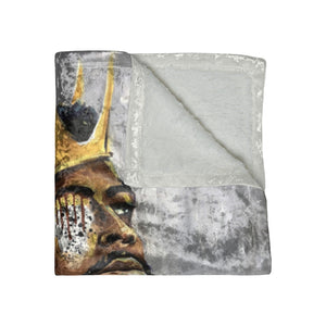 Naturally King III Crushed Velvet Blanket
