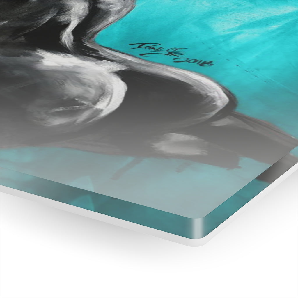 Naturally Queen VI TEAL Acrylic Prints