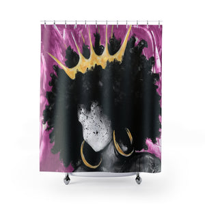 Naturally Queen III PINK Shower Curtains