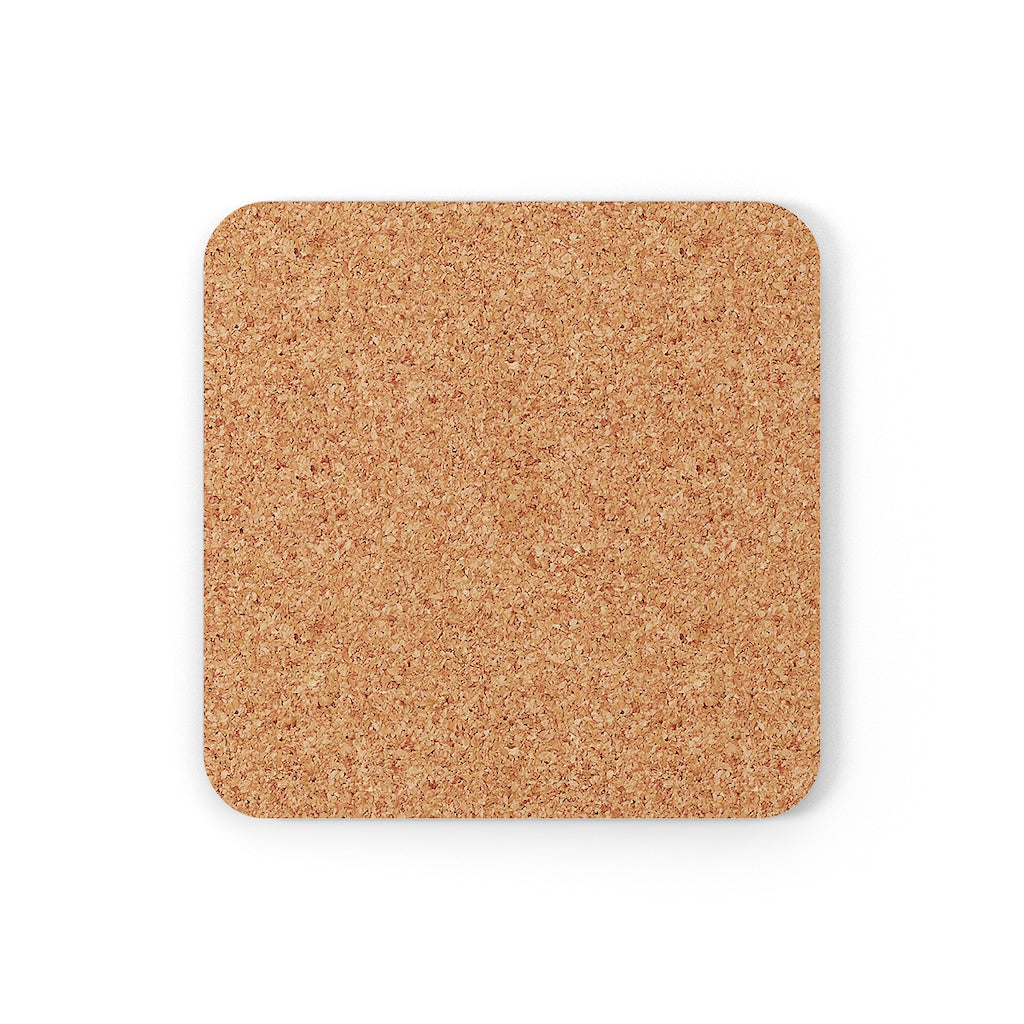Naturally Queens I TEAL Cork Back Coaster