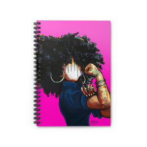 Naturally the Riveter PINK Spiral Notebook - Ruled Line