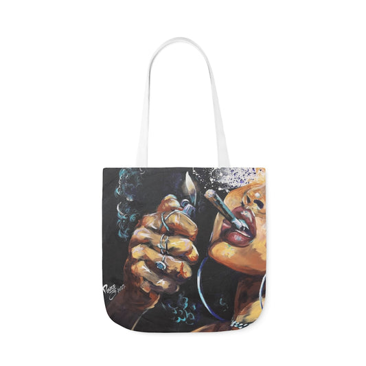 Naturally Dope III Polyester Canvas Tote Bag