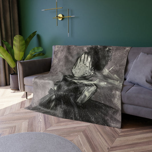 Jessica Crushed Velvet Blanket