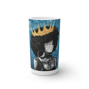 Naturally Queen II BLUE Conical Coffee Mugs (3oz, 8oz, 12oz)