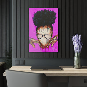 Naturally VIII PINK Acrylic Prints (French Cleat Hanging)