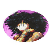 Naturally II PINK Round Vinyl Stickers
