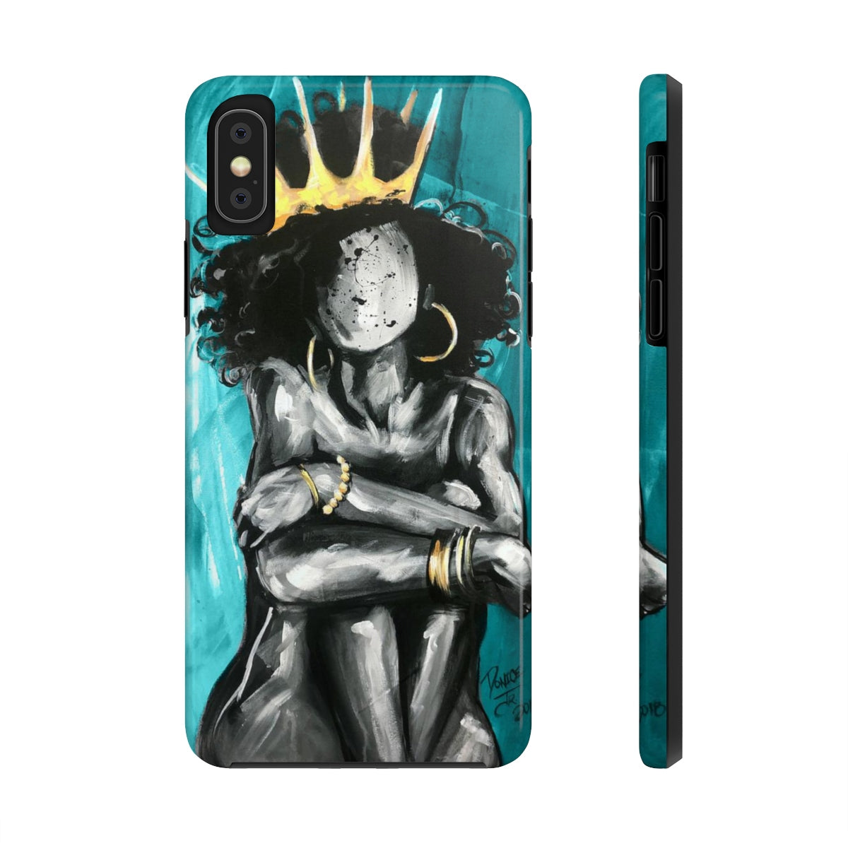 Naturally Queen IX TEAL Case Mate Tough Phone Cases