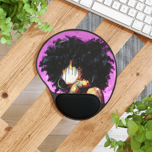 Naturally II PINK Mouse Pad With Wrist Rest